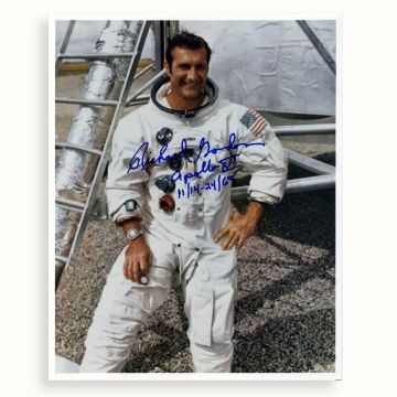 Dick Gordon Signed Apollo 12 Photo