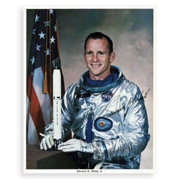 Ed White 8x10 Official Spacesuit Litho