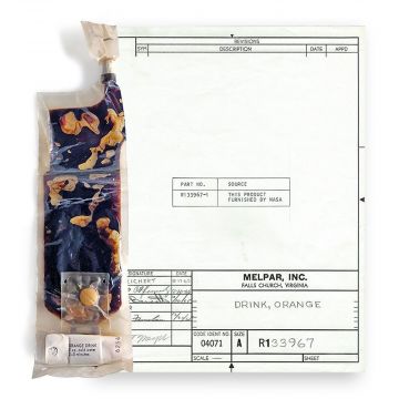 Apollo 7-era "Orange Drink" Space Food Packet