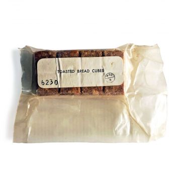 Apollo-era Toasted Bread Cubes Space Food Packet
