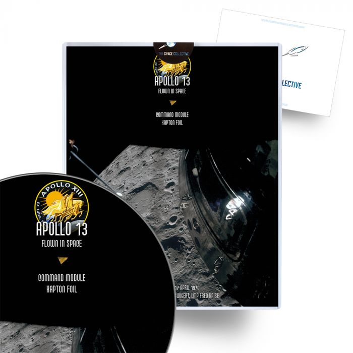 Apollo 13 Flown Command Module Kapton Foil Artifact main product photo
