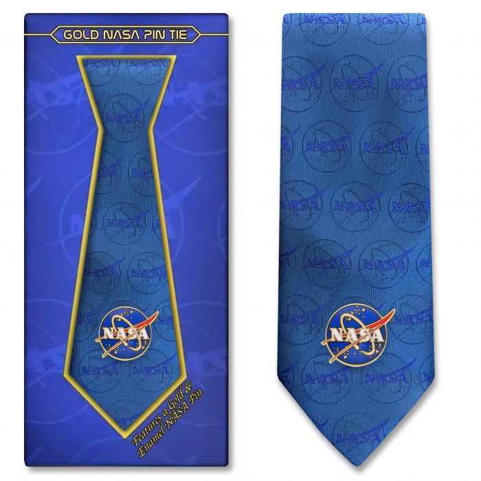 Gold NASA Pin Tie main product photo