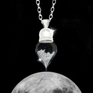Moon Dust Necklace in Sterling Silver