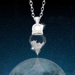 Moon Dust Necklace in Sterling Silver