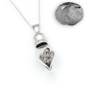 Asteroid Vesta Dust Pendant in Sterling Silver