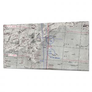 Apollo 17 Flown Photography Map - A11