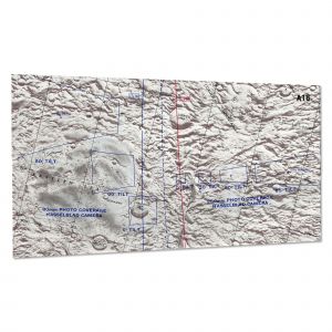 Apollo 17 Flown Photography Map - A18