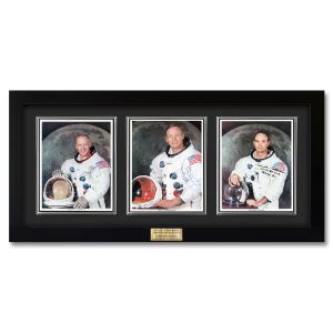 Apollo 11 Crew Signed Official WSS Litho Set