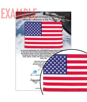 Grumman & SpaceX & ISS Flown Country Flags