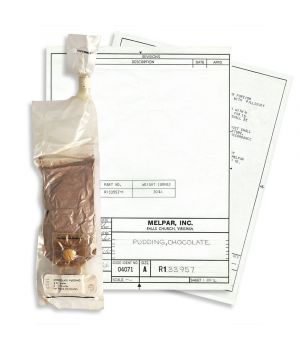 Gemini-era Chocolate Pudding Space Food Packet