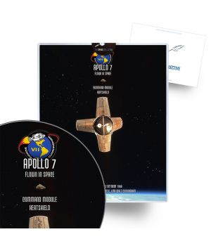 Apollo 7 Flown Command Module Heatshield Artifact