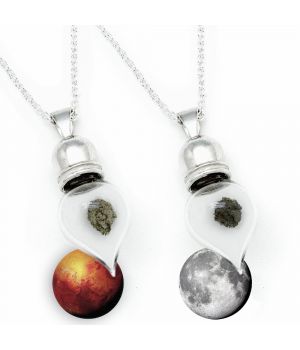Moon & Mars Dust Pendant Set