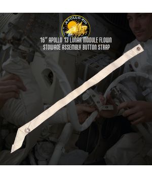 Apollo 13 Lunar Module Flown 16-Inch Stowage Strap