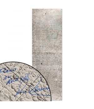 Apollo 17 Lunar Orbit Flown Contingency Map Plates