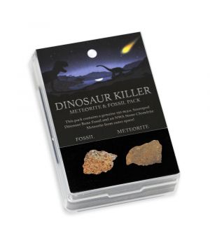 Dinosaur Killer Meteorite & Fossil Gift Pack