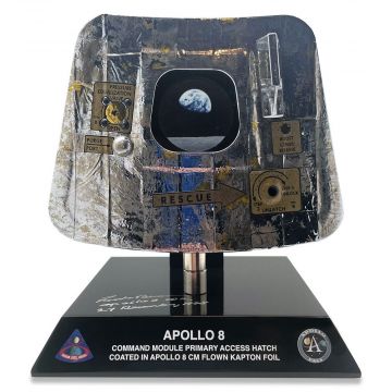 Apollo 8 Flown & Signed CM Hatch Model