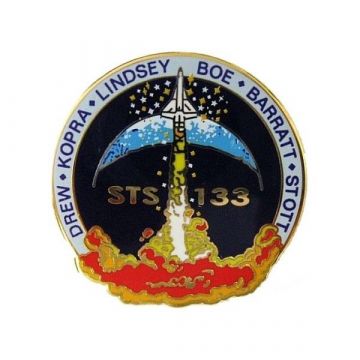 Space Shuttle STS-133 Pin