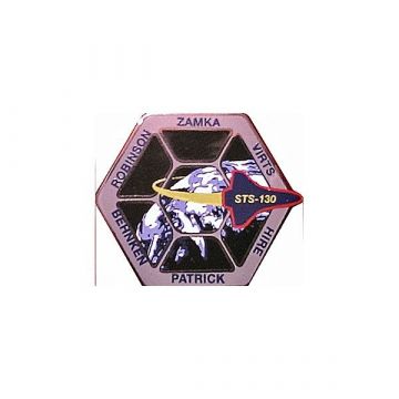 Space Shuttle STS-130 Pin