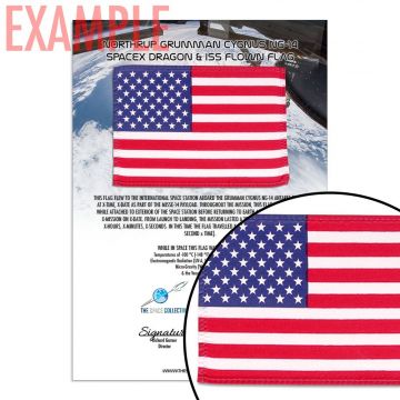 Grumman & SpaceX & ISS Flown Country Flags