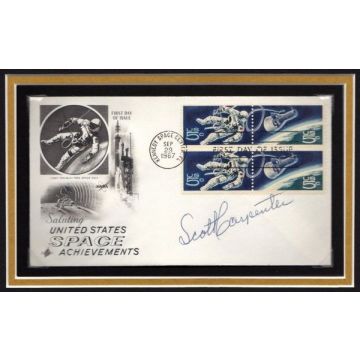 Scott Carpenter Signed 1967 Space Achievements Cover