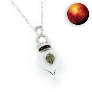 Sterling Silver Mars Dust Necklace