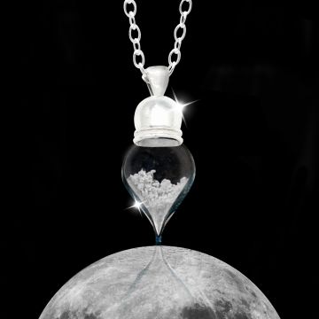 Moon Dust Necklace in Sterling Silver