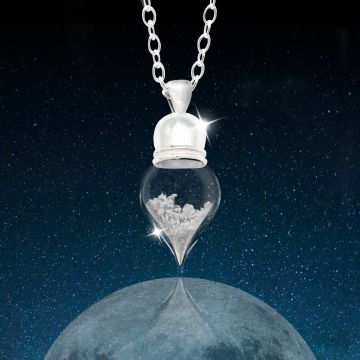 Moon Dust Necklace in Sterling Silver