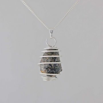 Stone Meteorite Pendant