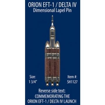 Orion EFT-1 Delta Rocket Pin