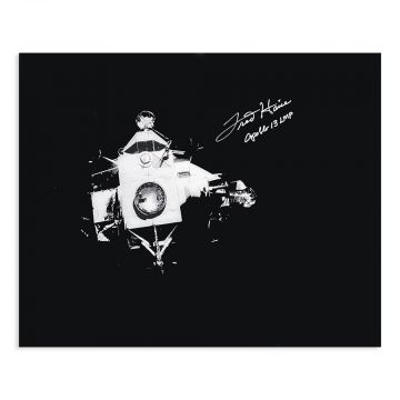 Fred Haise Signed 20x16 Apollo 13 Lunar Module Photo