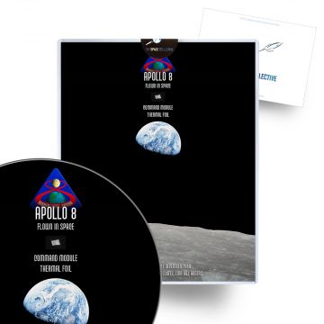 Apollo 8 Flown Command Module Thermal Foil Artifact