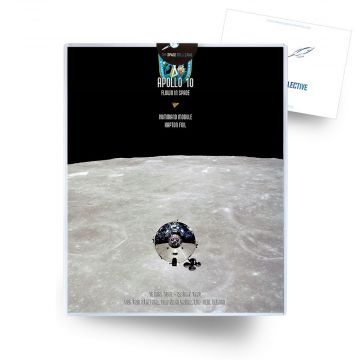Apollo 10 Flown Command Module Kapton Foil Artifact