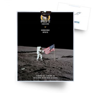 Apollo 12 Flown Command Module Kapton Foil Artifact