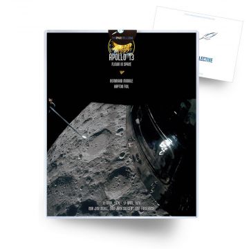 Apollo 13 Flown Command Module Kapton Foil Artifact