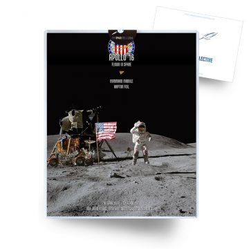 Apollo 16 Flown Command Module Kapton Foil Artifact