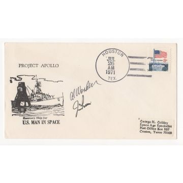 Apollo 15 Signed Project Apollo Cover