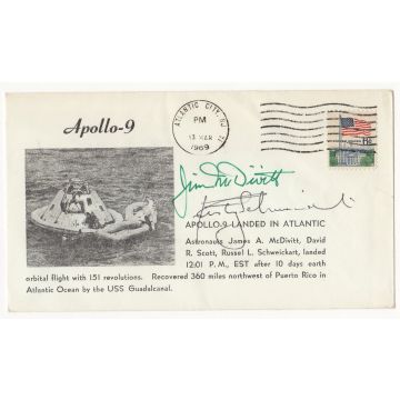 Apollo 9 Signed Recovery Cover