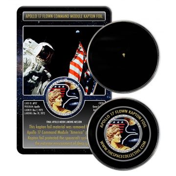 Space Series - Apollo 17 CM Flown Kapton Foil