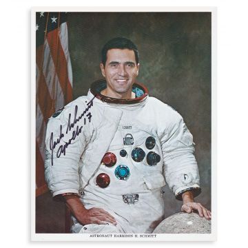 Harrison Schmitt Signed Official WSS Litho