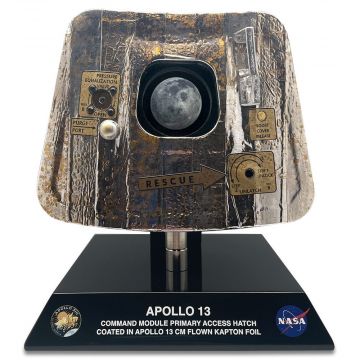 Apollo 13 Flown Command Module Hatch Model