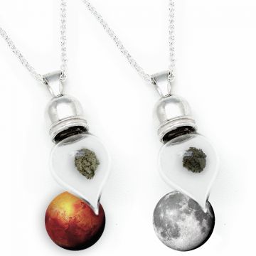 Moon & Mars Dust Pendant Set