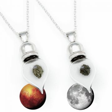 Moon & Mars Dust Pendant Set