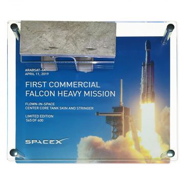 Official SpaceX Arabsat-6A Tank Skin Artifact