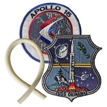 Apollo 15 Command Module Flown Parachute Recovery Set