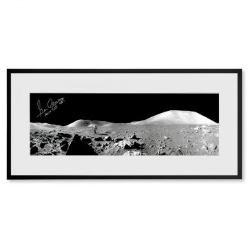 Gene Cernan Signed Station 5 Panorama