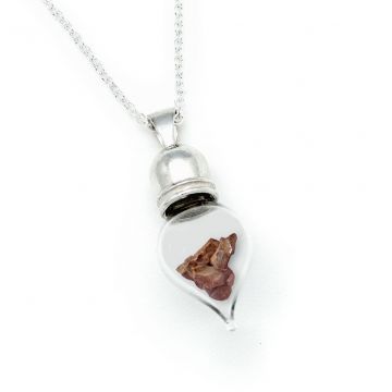 Sterling Silver Nantan Meteorite Necklace