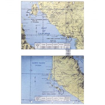 Apollo 9 Flown Landmark Map 12-14 Checklist Page