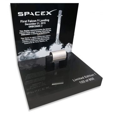 Official SpaceX ORBCOMM-2 Tubing Flown Artifact