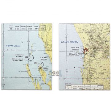 Apollo 9 Flown Perth-Australia Landmark Map