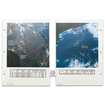 Apollo 9 Flown Patrick Airforce Base-Florida Photo Map